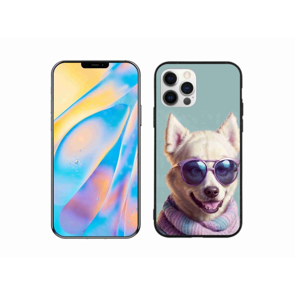 Gelový kryt mmCase na iPhone 12 - stylový německý špic