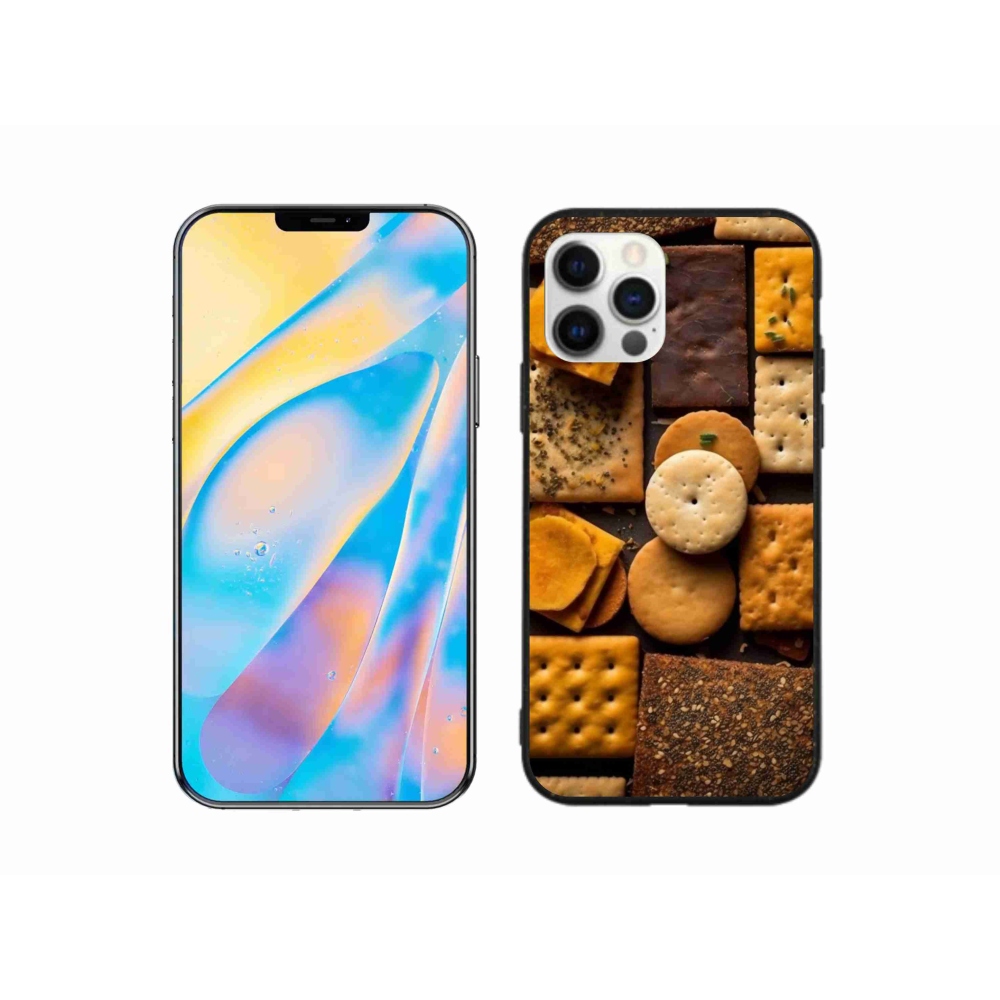 Gelový kryt mmCase na iPhone 12 - sušenky