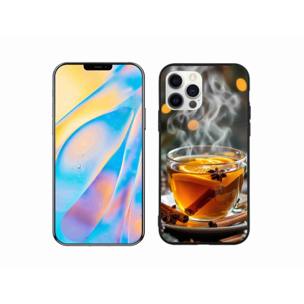 Gelový kryt mmCase na iPhone 12 - vánoční punč