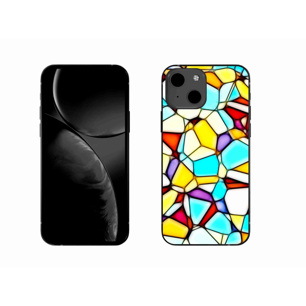 Gelový kryt mmCase na iPhone 13 - abstraktní motiv 40