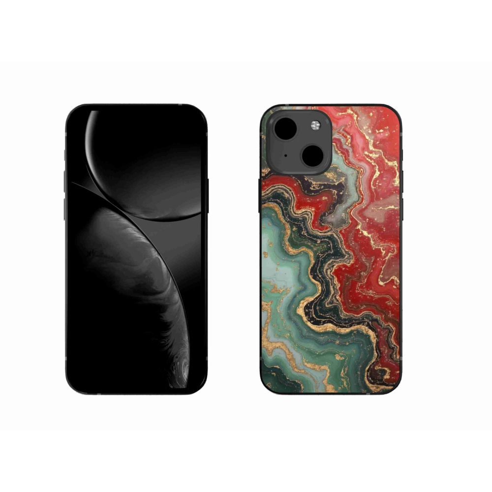 Gelový kryt mmCase na iPhone 13 - abstraktní motiv 55