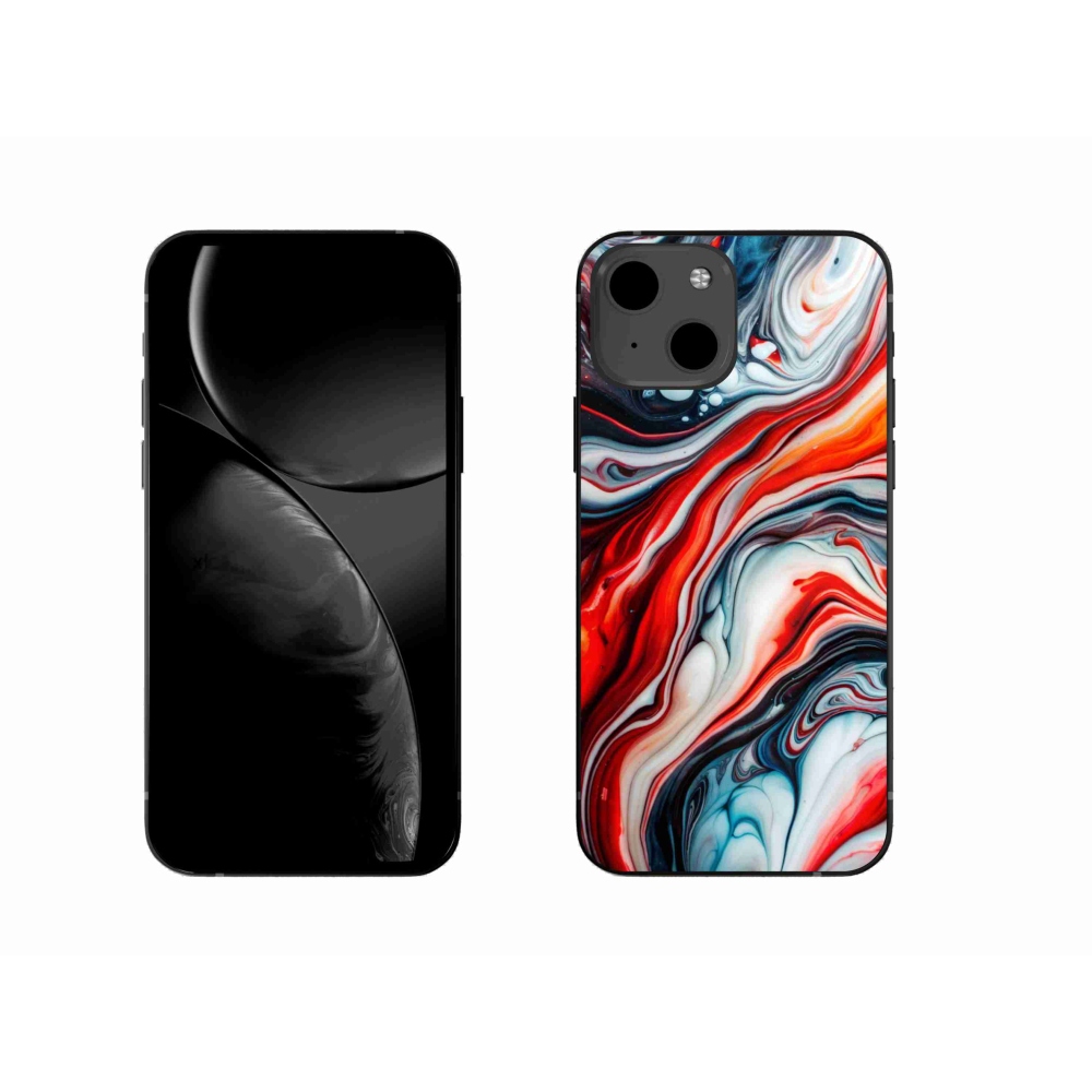 Gelový kryt mmCase na iPhone 13 - abstraktní motiv 63