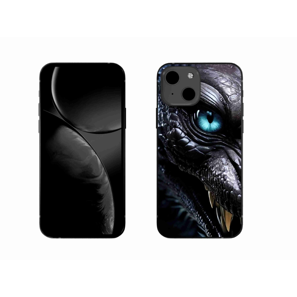 Gelový kryt mmCase na iPhone 13 - dračí pohled