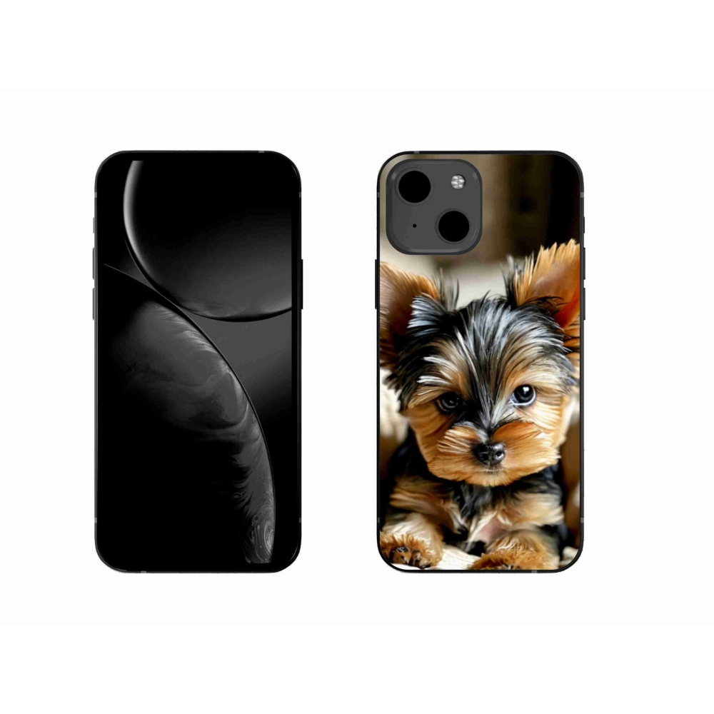 Gelový kryt mmCase na iPhone 13 - jorkšír 11