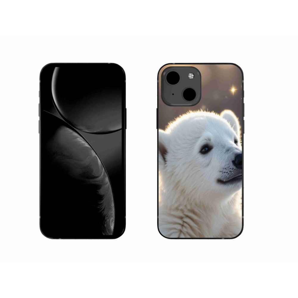 Gelový kryt mmCase na iPhone 13 - lední medvěd
