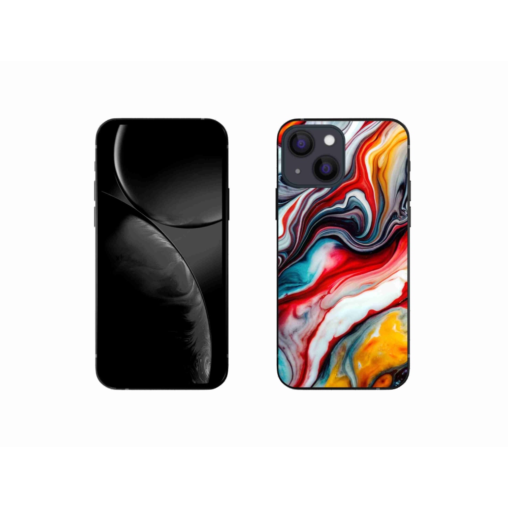 Gelový kryt mmCase na iPhone 13 Mini - abstraktní motiv 35