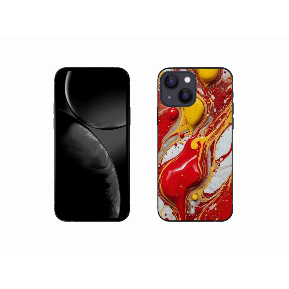 Gelový kryt mmCase na iPhone 13 Mini - abstraktní motiv 42