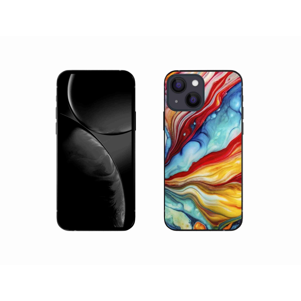 Gelový kryt mmCase na iPhone 13 Mini - abstraktní motiv 58