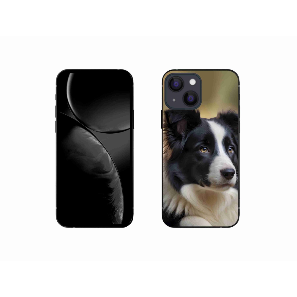 Gelový kryt mmCase na iPhone 13 Mini - border kolie 2