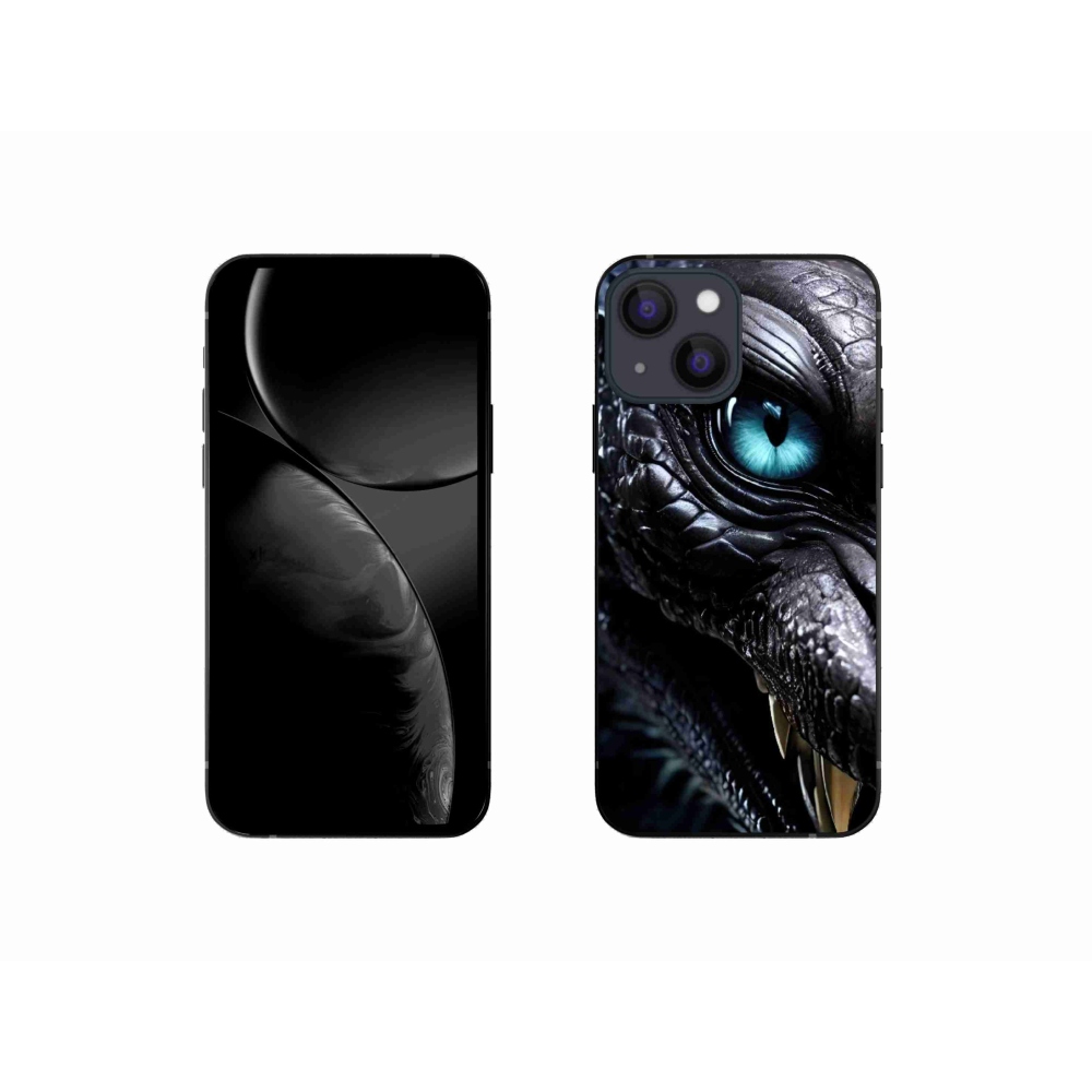 Gelový kryt mmCase na iPhone 13 Mini - dračí pohled
