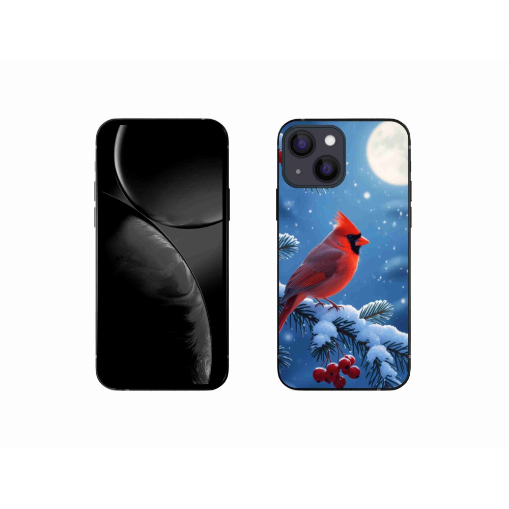 Gelový kryt mmCase na iPhone 13 Mini - kardinál červený