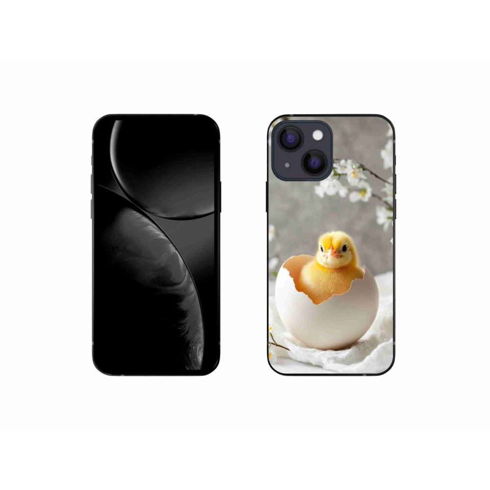 Gelový kryt mmCase na iPhone 13 Mini - kuřátko