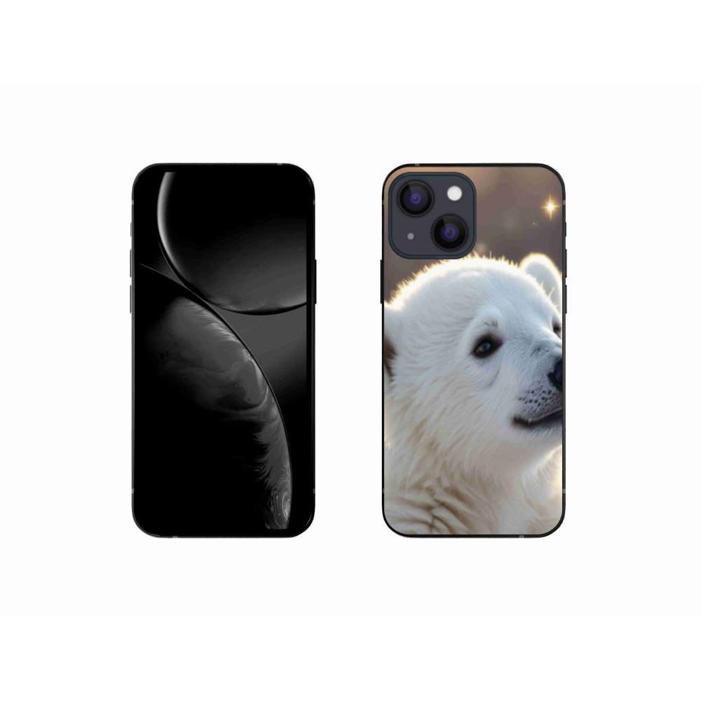 Gelový kryt mmCase na iPhone 13 Mini - lední medvěd