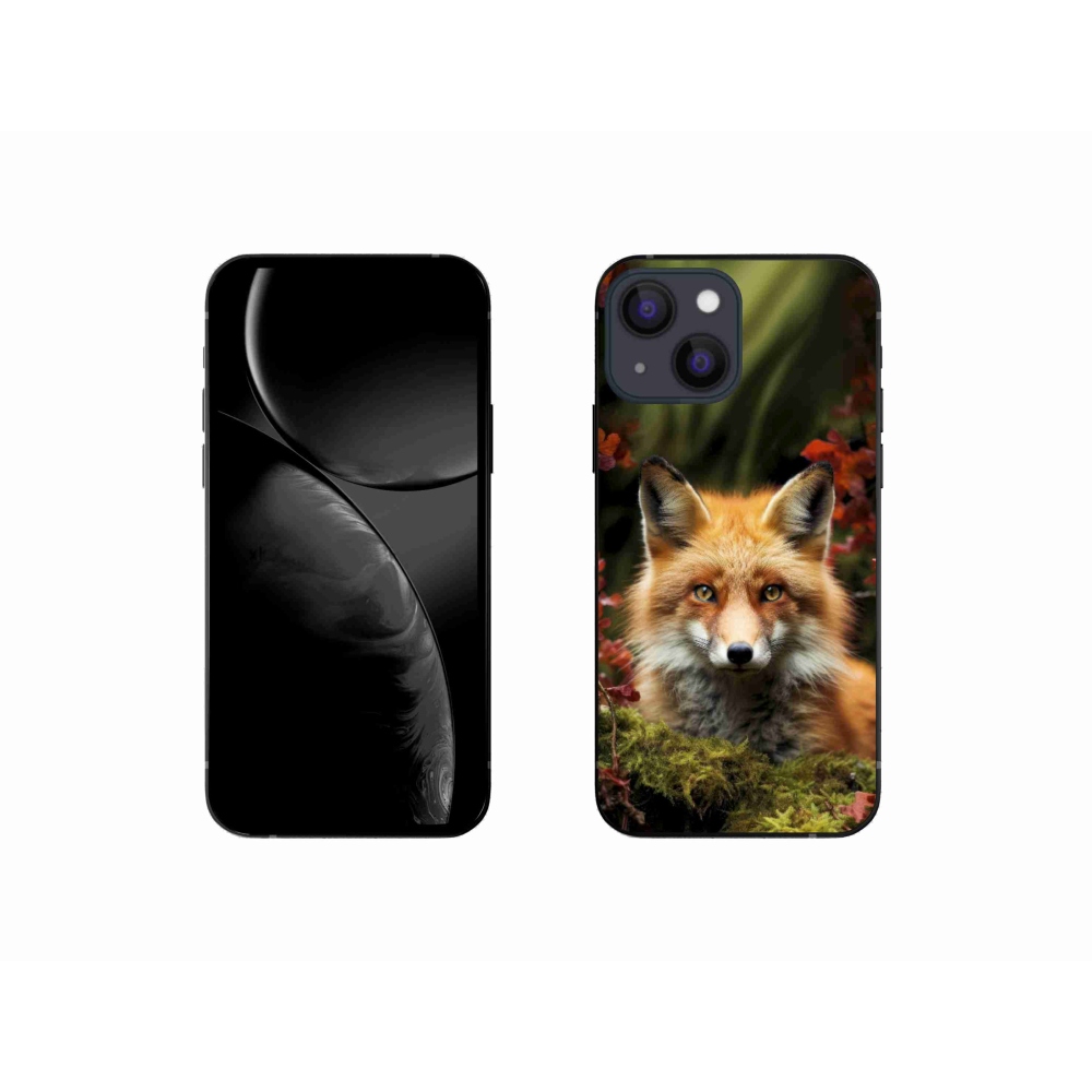 Gelový kryt mmCase na iPhone 13 Mini - liška v lese