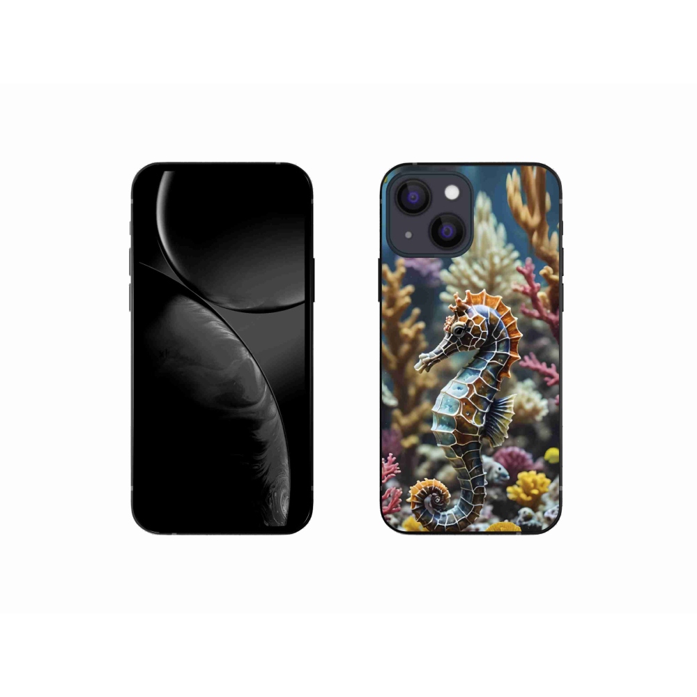 Gelový kryt mmCase na iPhone 13 Mini - mořský koník 2