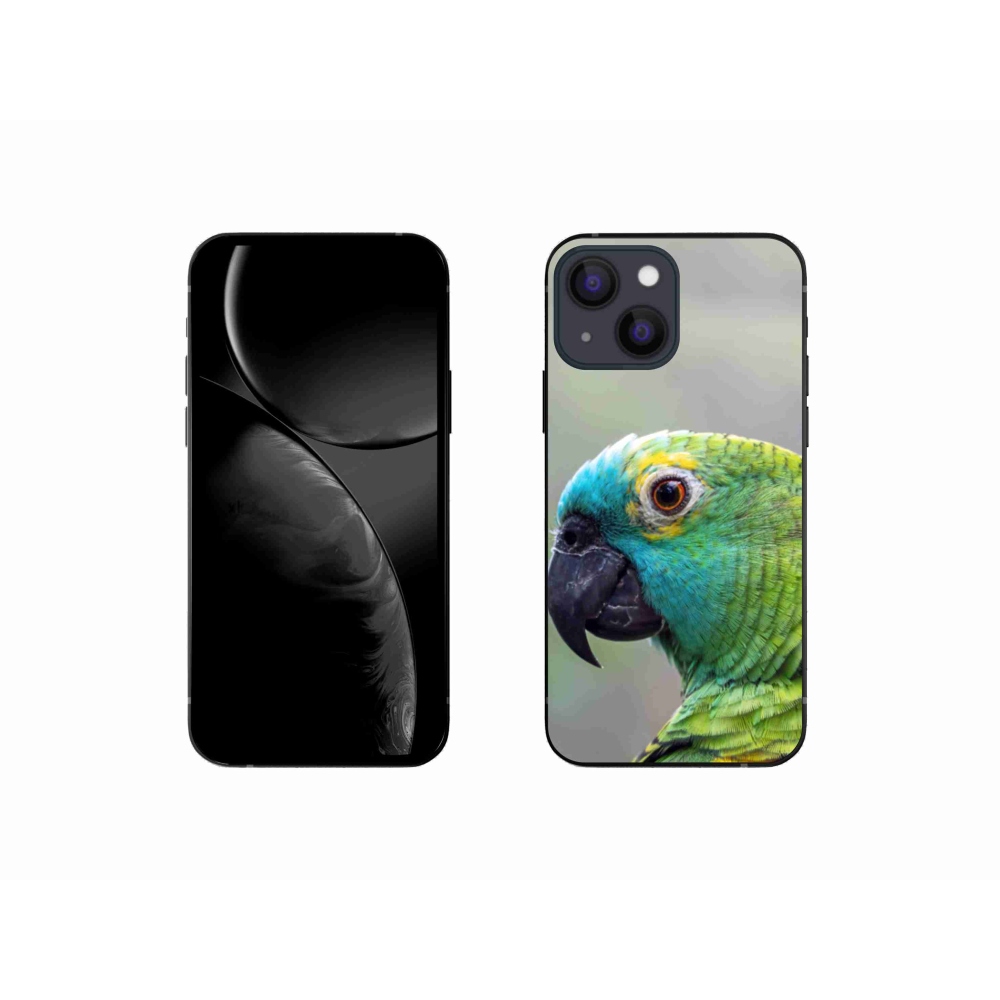 Gelový kryt mmCase na iPhone 13 Mini - papoušek amazoňan