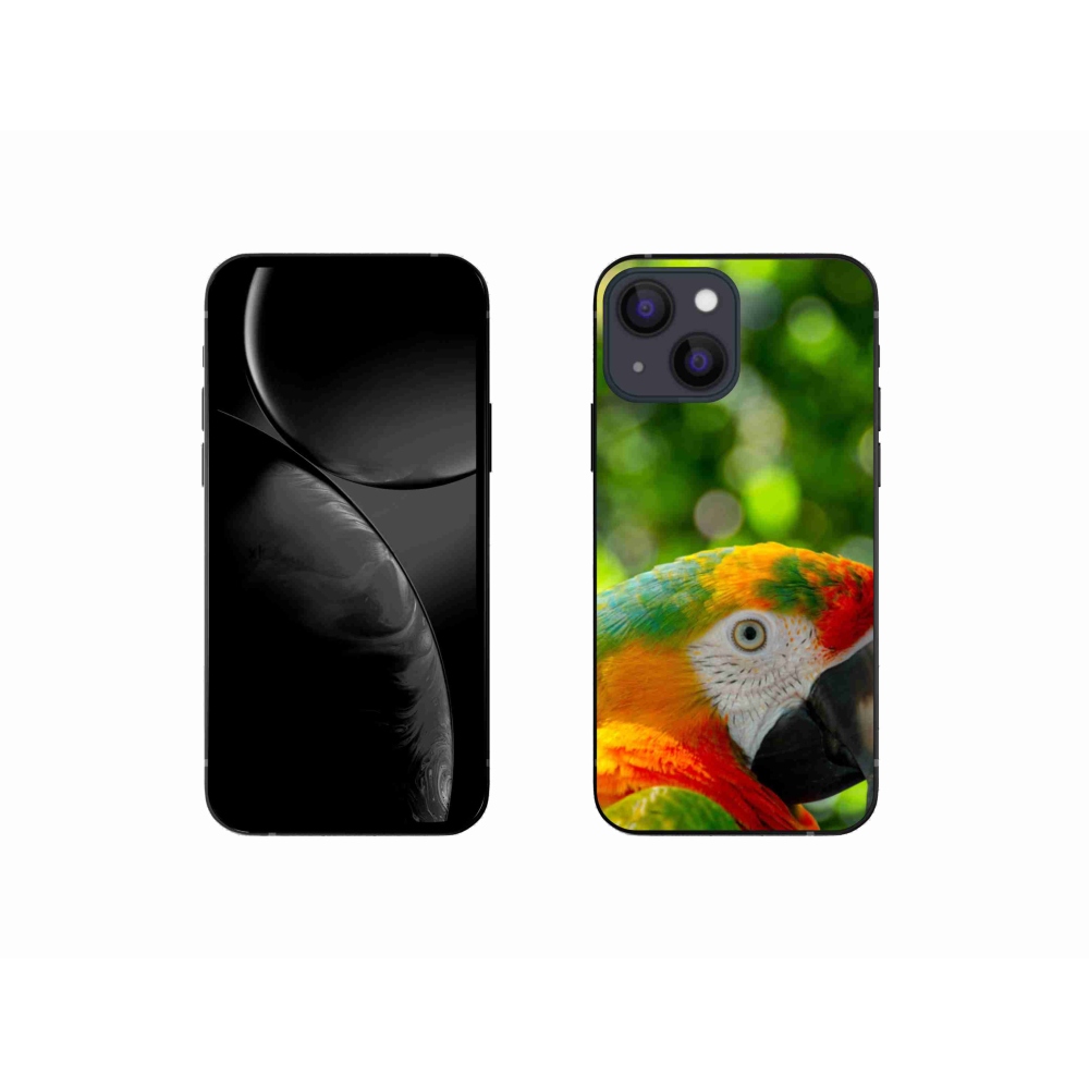 Gelový kryt mmCase na iPhone 13 Mini - papoušek ara 3