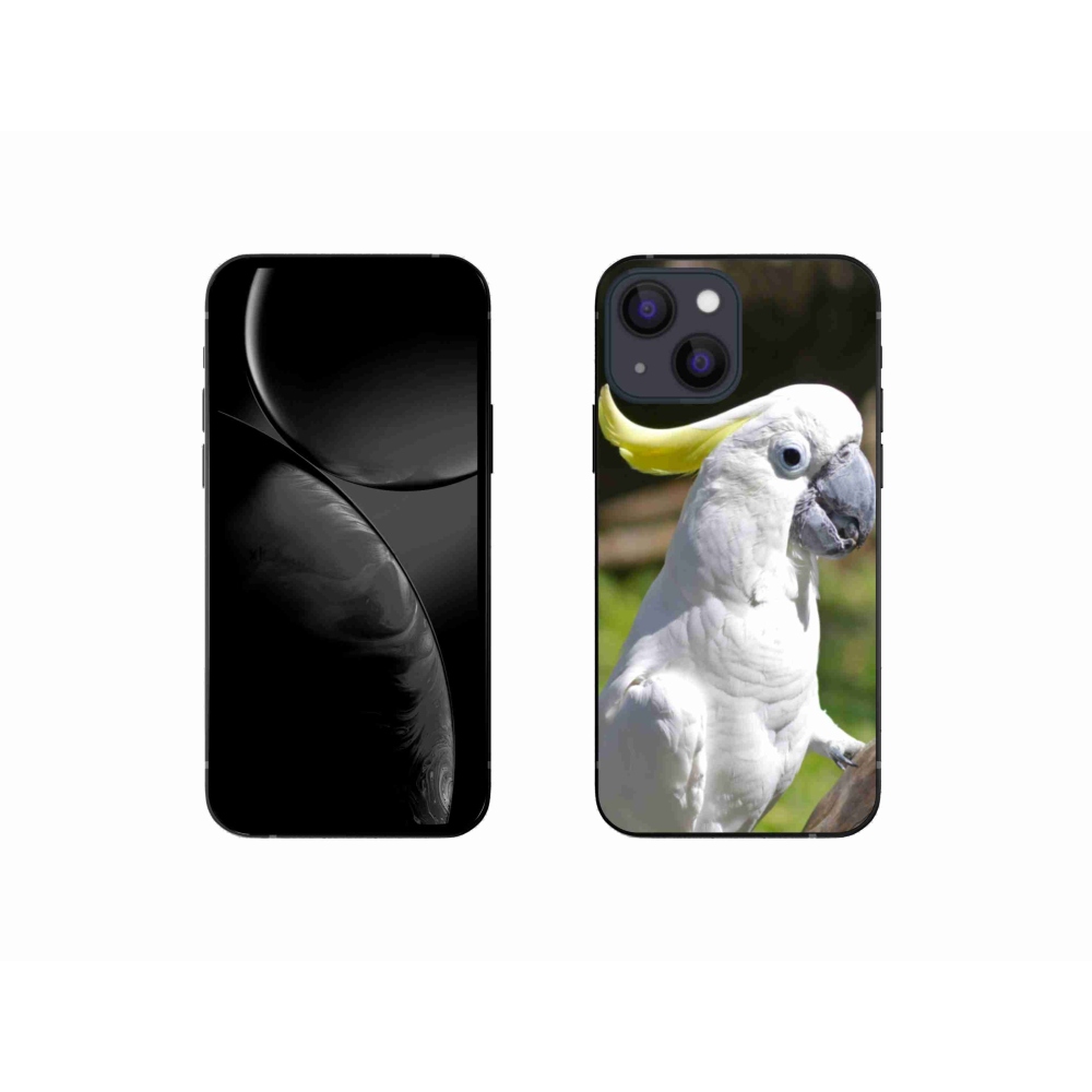 Gelový kryt mmCase na iPhone 13 Mini - papoušek kakadu 2