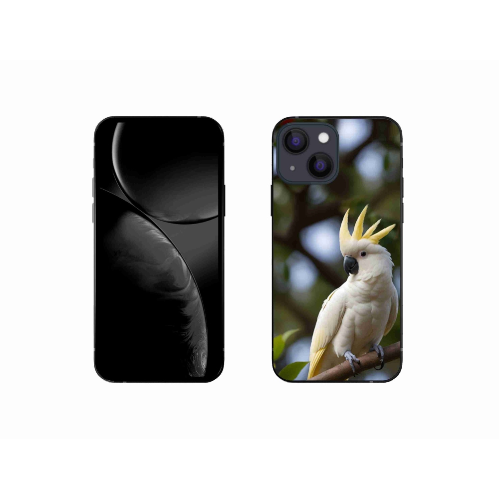 Gelový kryt mmCase na iPhone 13 Mini - papoušek kakadu 3
