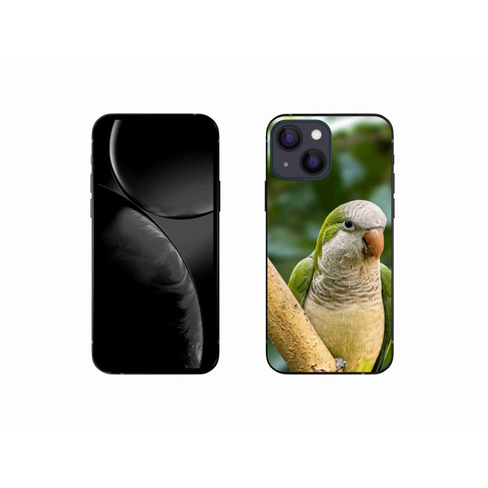 Gelový kryt mmCase na iPhone 13 Mini - papoušek mníšek