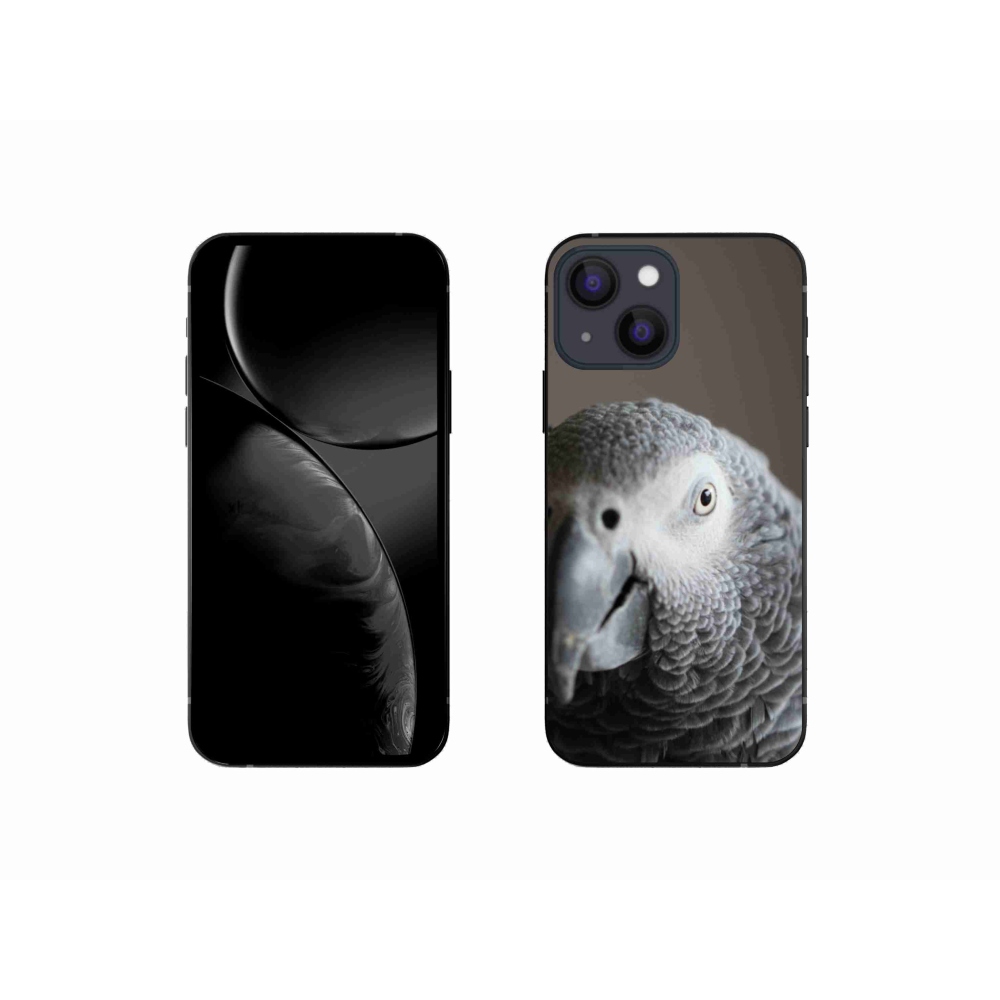 Gelový kryt mmCase na iPhone 13 Mini - papoušek žako 2