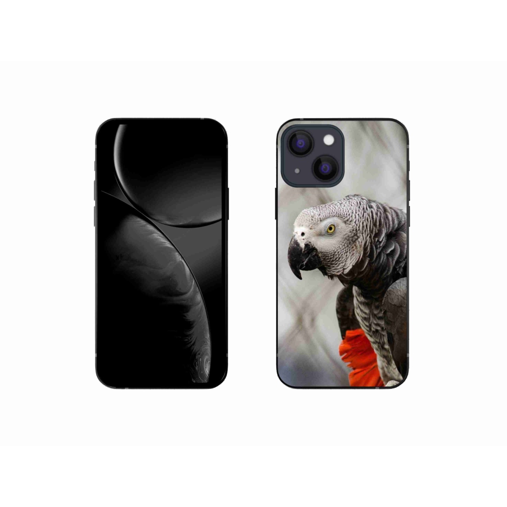 Gelový kryt mmCase na iPhone 13 Mini - papoušek žako 3