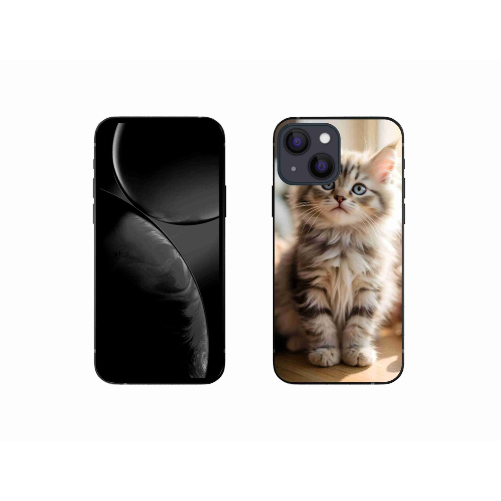 Gelový kryt mmCase na iPhone 13 Mini - roztomilé kotě 10