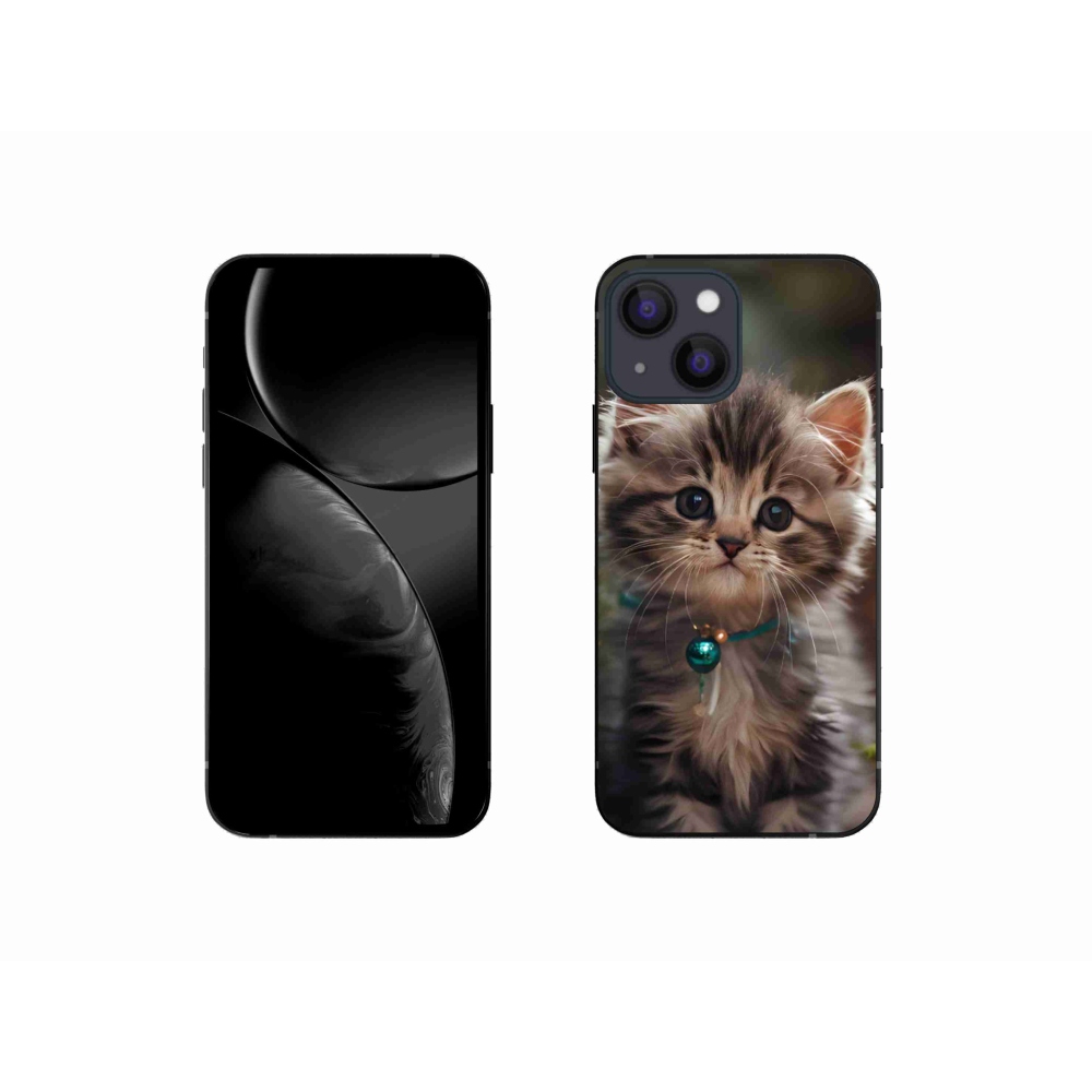 Gelový kryt mmCase na iPhone 13 Mini - roztomilé kotě 11