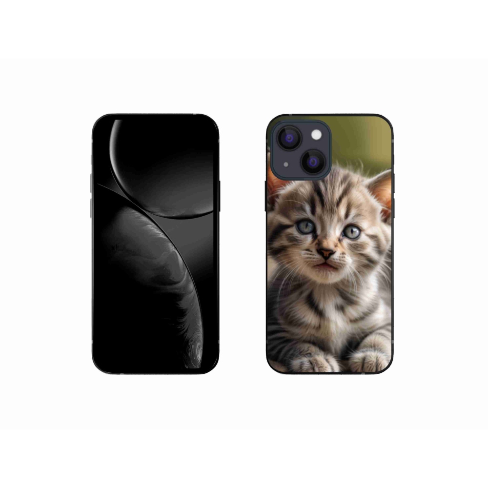 Gelový kryt mmCase na iPhone 13 Mini - roztomilé kotě 9