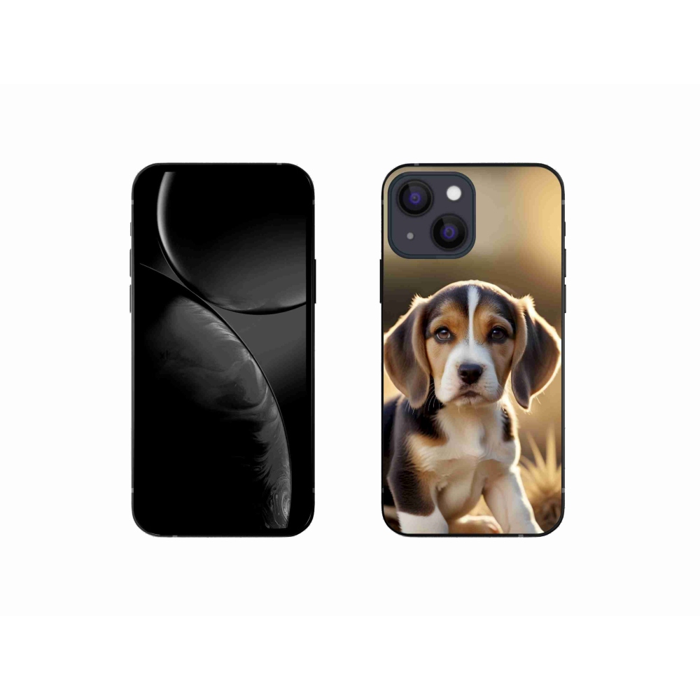 Gelový kryt mmCase na iPhone 13 Mini - roztomilý bígl
