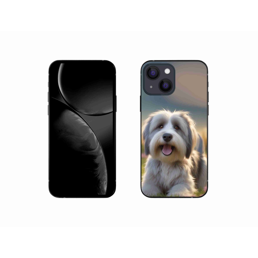 Gelový kryt mmCase na iPhone 13 Mini - roztomilý havanský psík