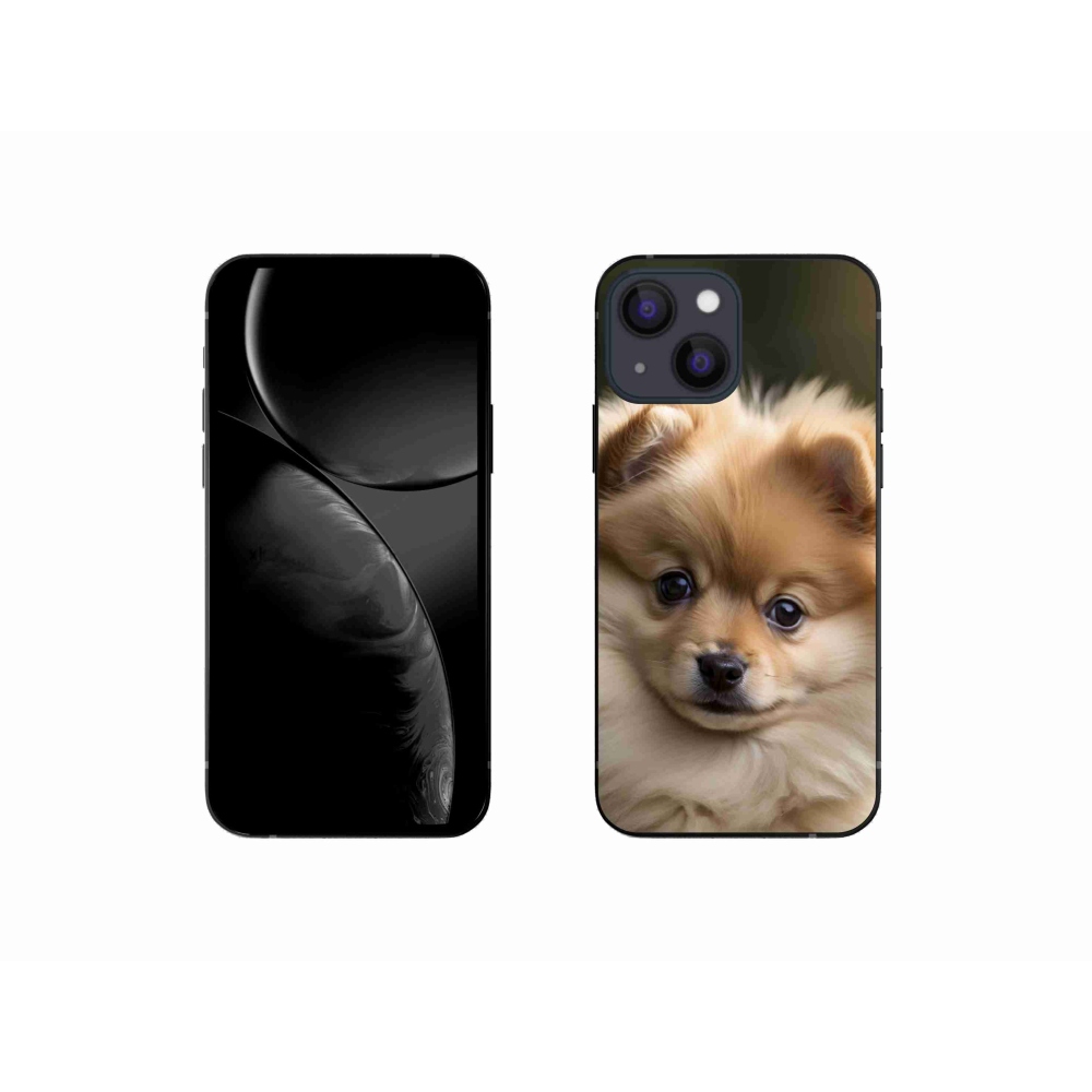Gelový kryt mmCase na iPhone 13 Mini - roztomilý pomeranian 2