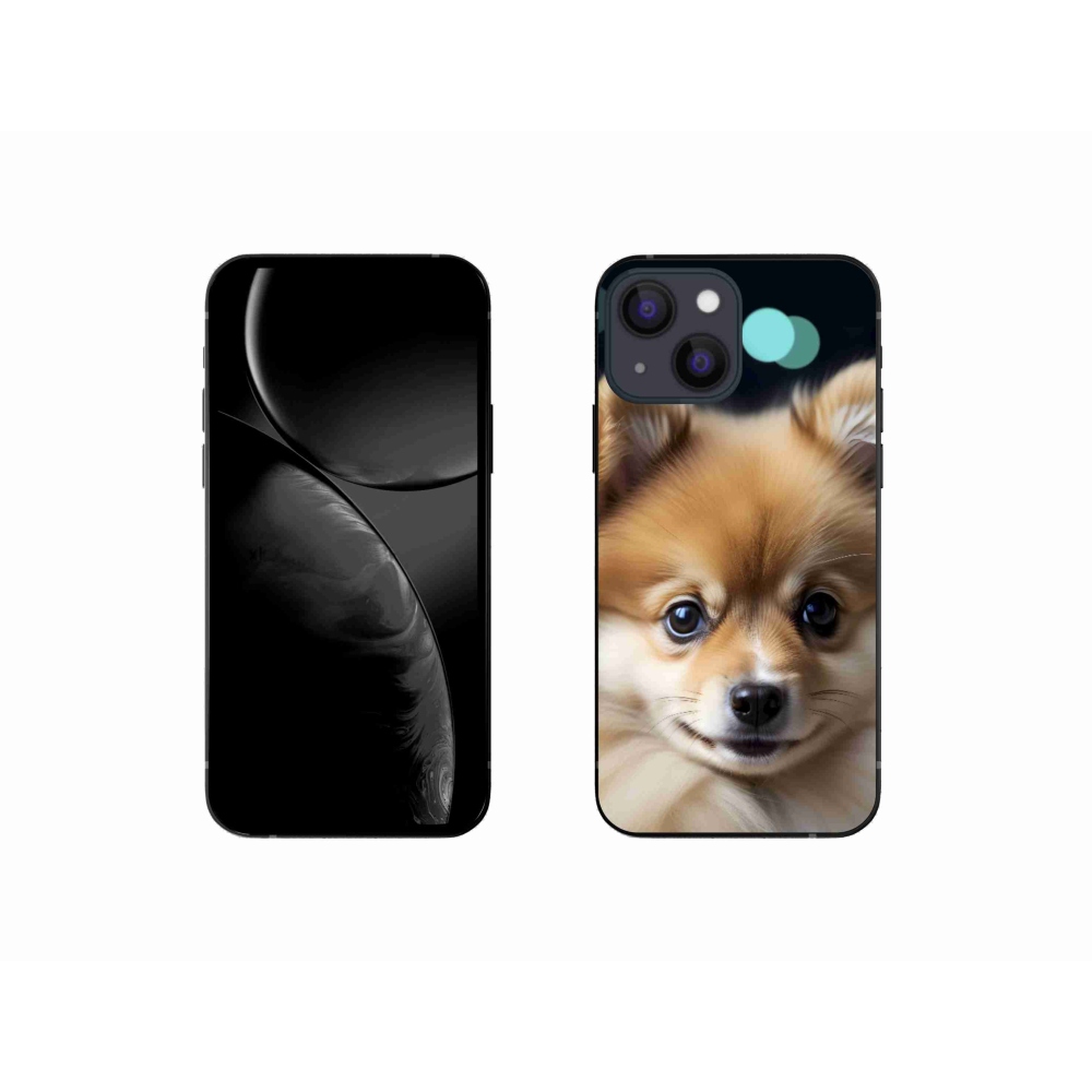 Gelový kryt mmCase na iPhone 13 Mini - roztomilý pomeranian