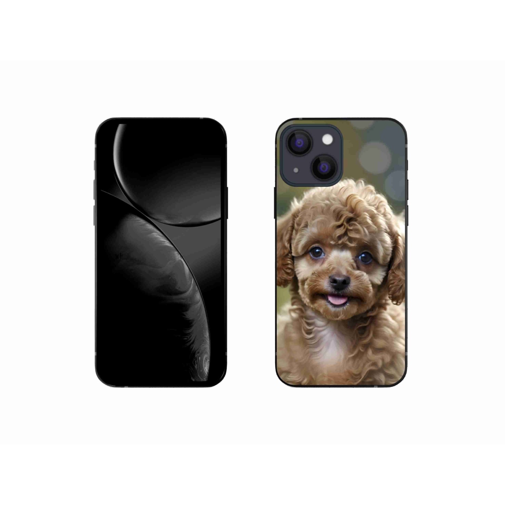 Gelový kryt mmCase na iPhone 13 Mini - roztomilý pudl