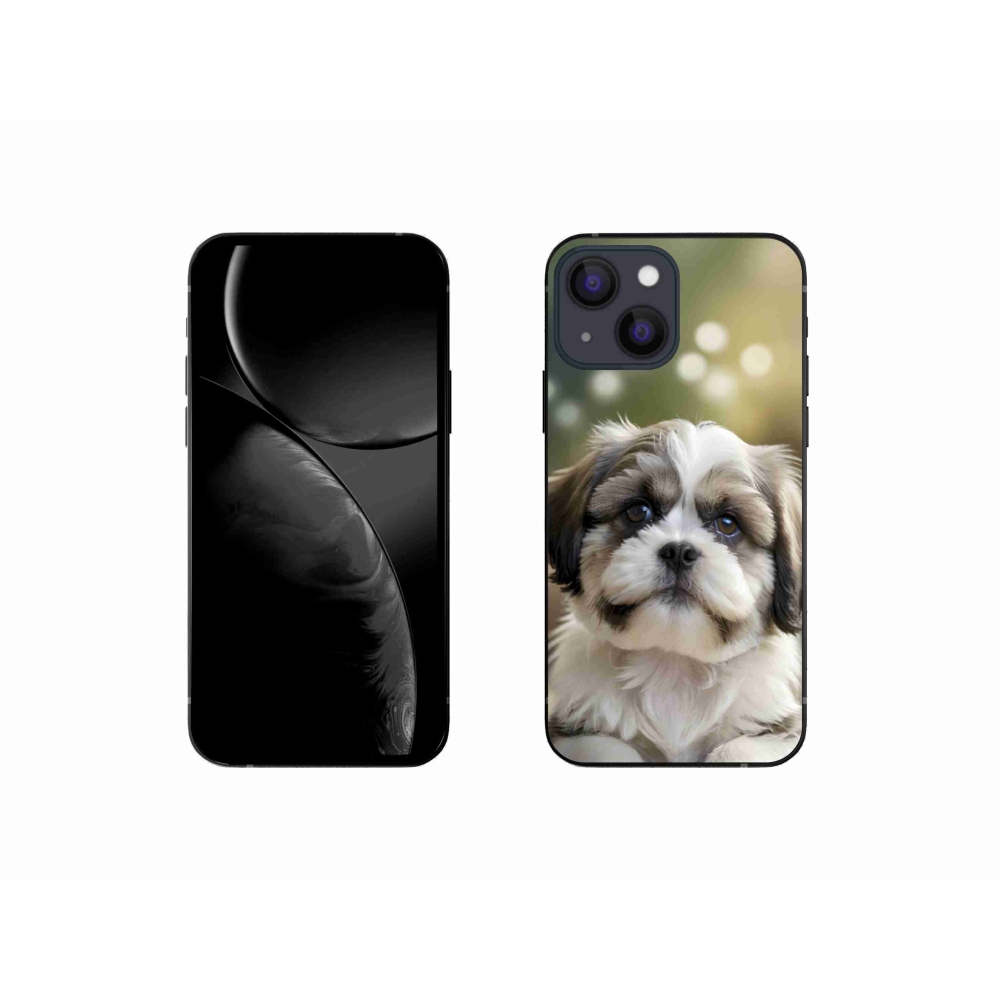 Gelový kryt mmCase na iPhone 13 Mini - roztomilý shih-tzu
