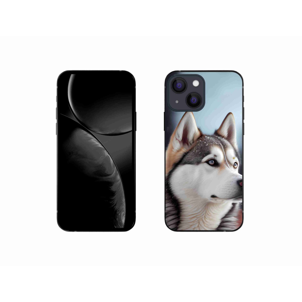 Gelový kryt mmCase na iPhone 13 Mini - sibiřský husky