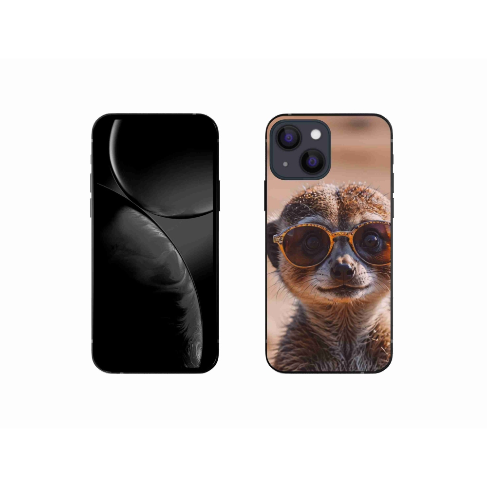 Gelový kryt mmCase na iPhone 13 Mini - stylová surikata