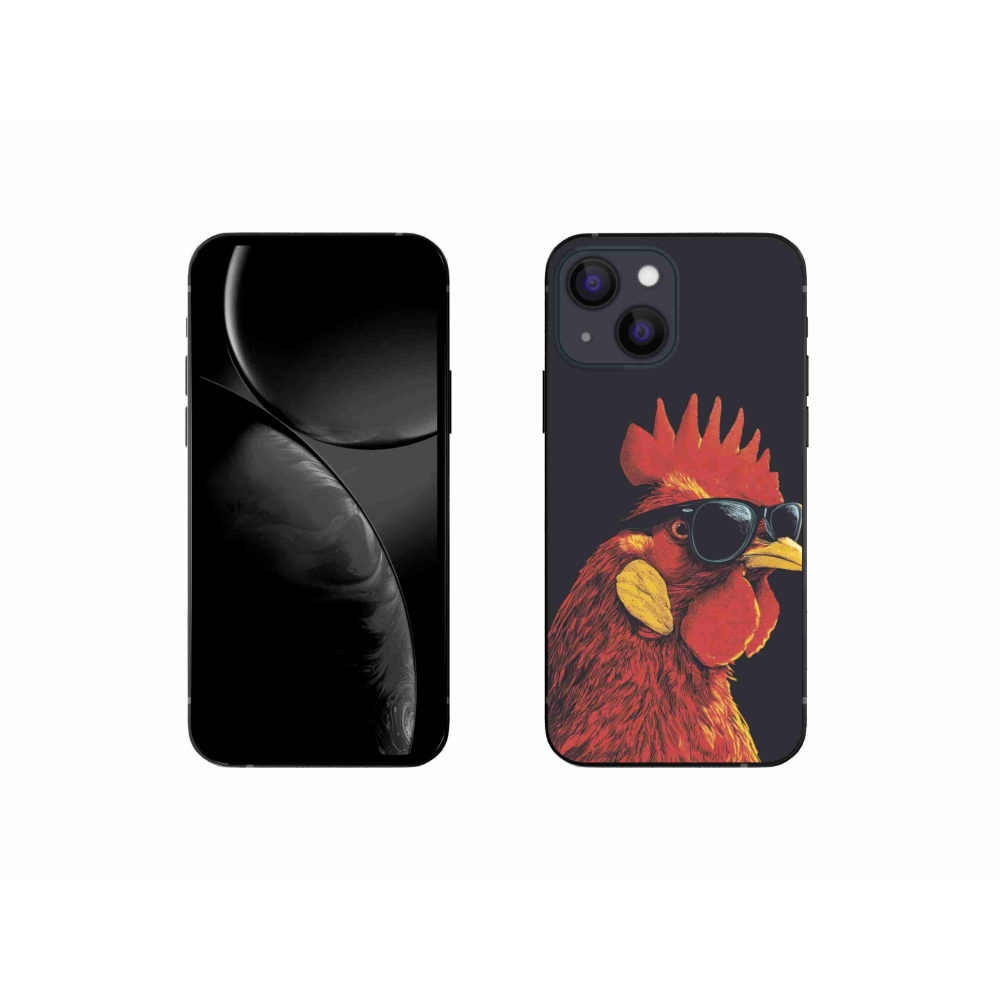 Gelový kryt mmCase na iPhone 13 Mini - stylový kohout