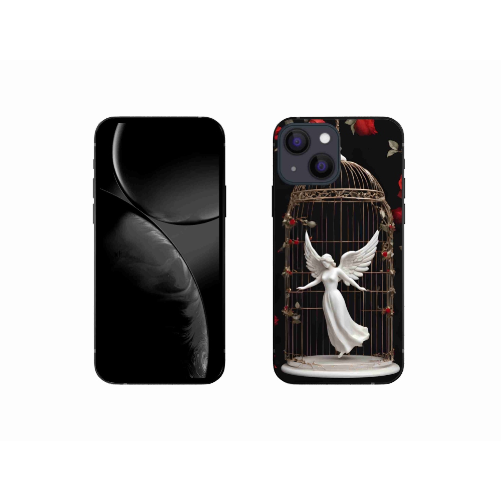 Gelový kryt mmCase na iPhone 13 Mini - uvězněný anděl