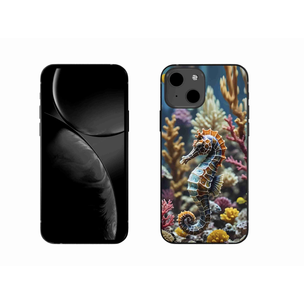 Gelový kryt mmCase na iPhone 13 - mořský koník 2
