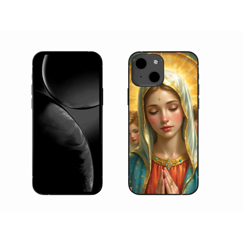Gelový kryt mmCase na iPhone 13 - náboženský motiv 3