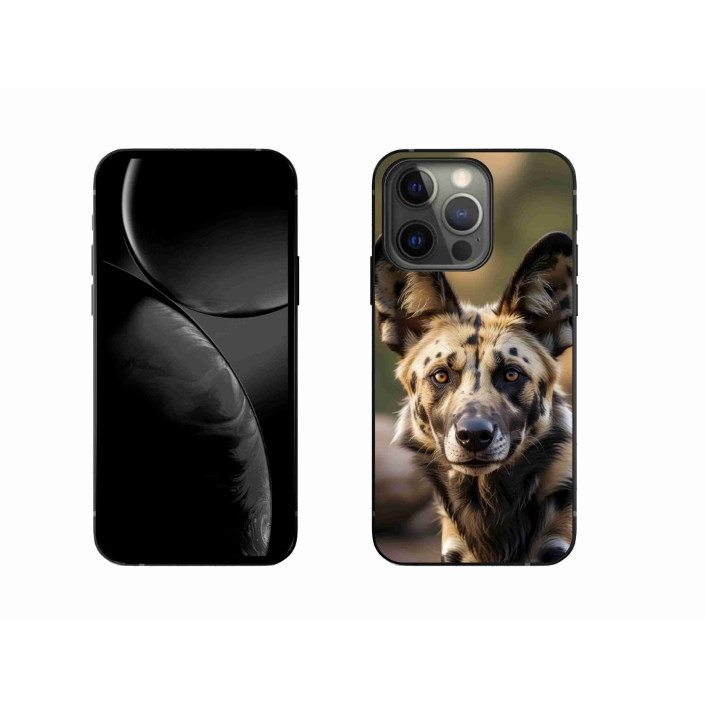 Gelový kryt mmCase na iPhone 13 Pro - africký divoký pes
