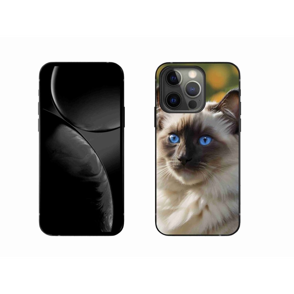 Gelový kryt mmCase na iPhone 13 Pro - bílý ragdoll