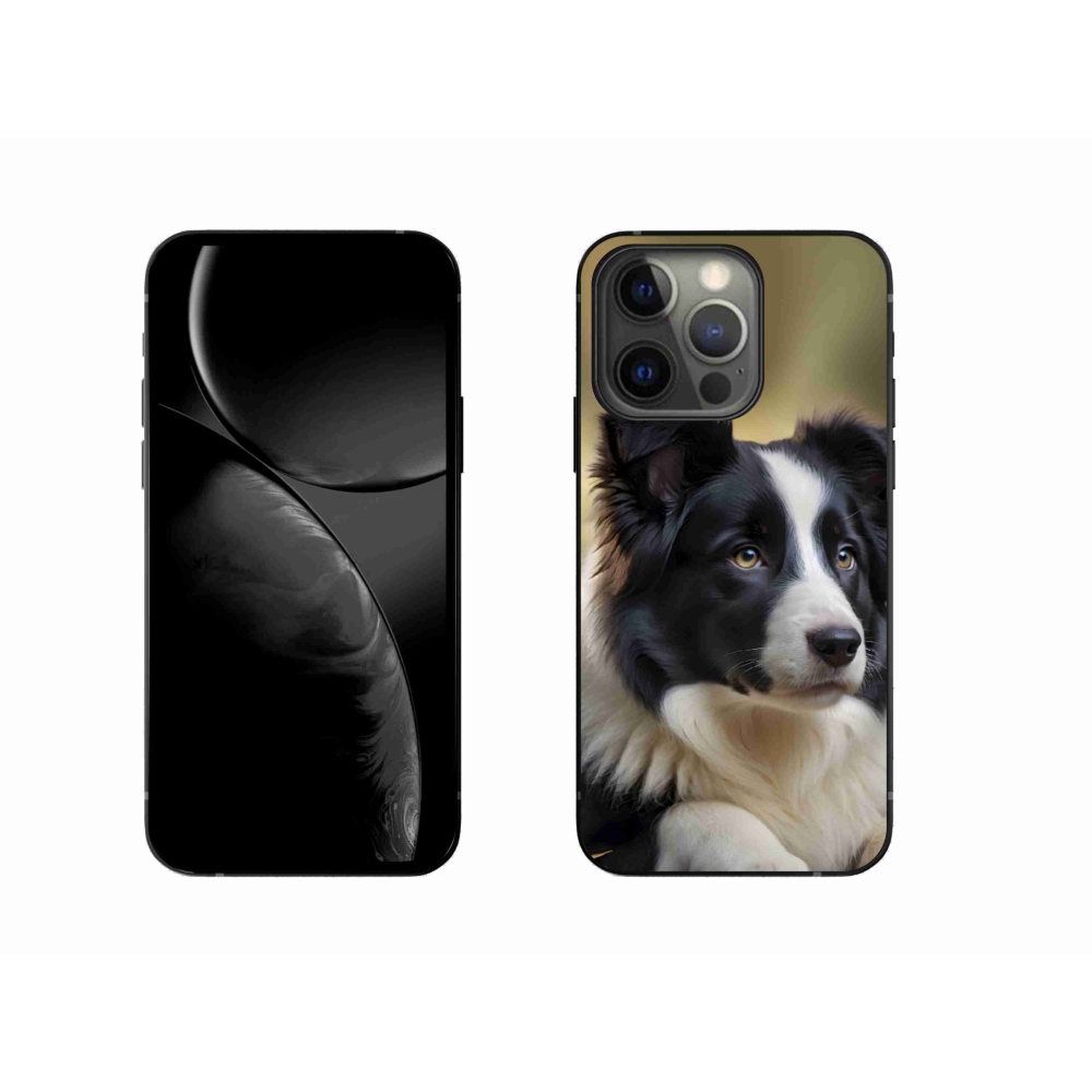 Gelový kryt mmCase na iPhone 13 Pro - border kolie 2
