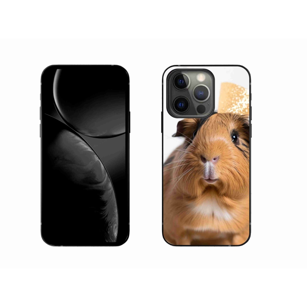 Gelový kryt mmCase na iPhone 13 Pro - hnědé morče