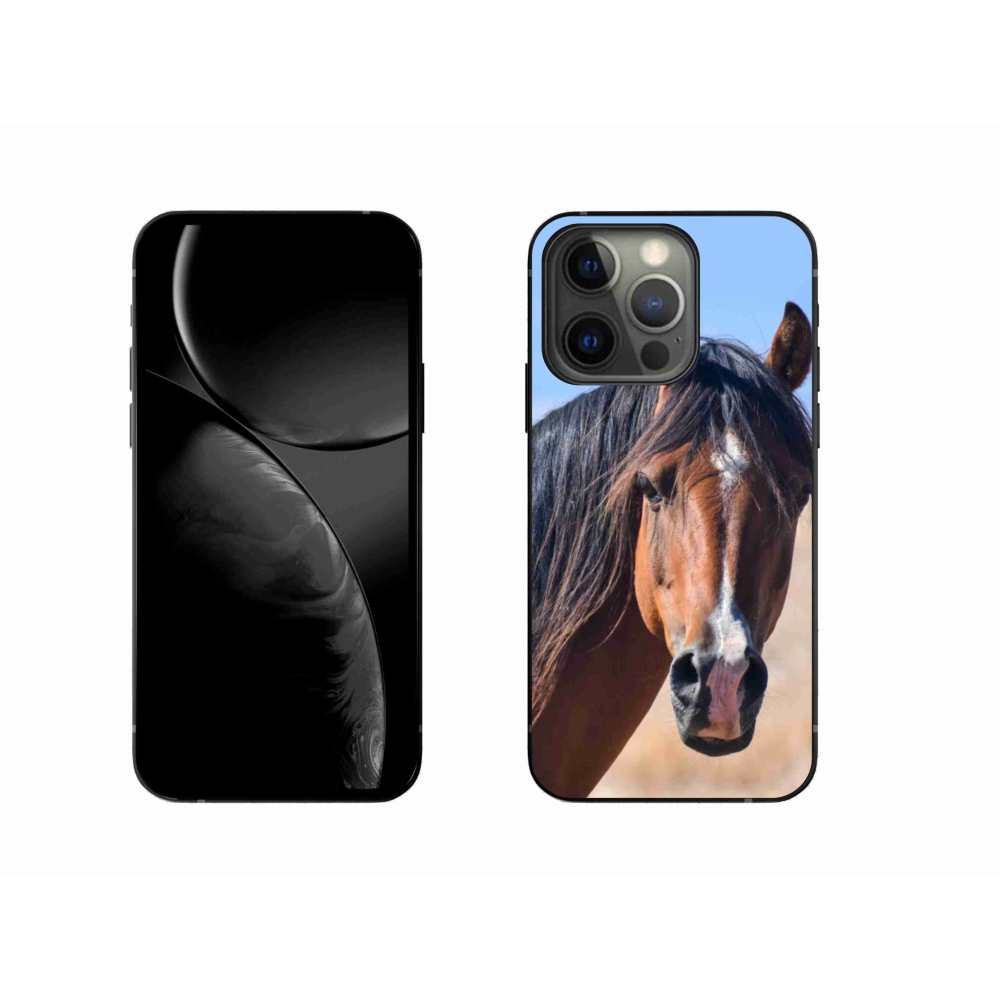 Gelový kryt mmCase na iPhone 13 Pro - klidný kůň