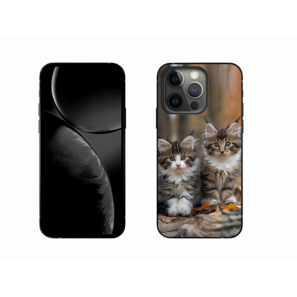 Gelový kryt mmCase na iPhone 13 Pro - kočičí duo 3