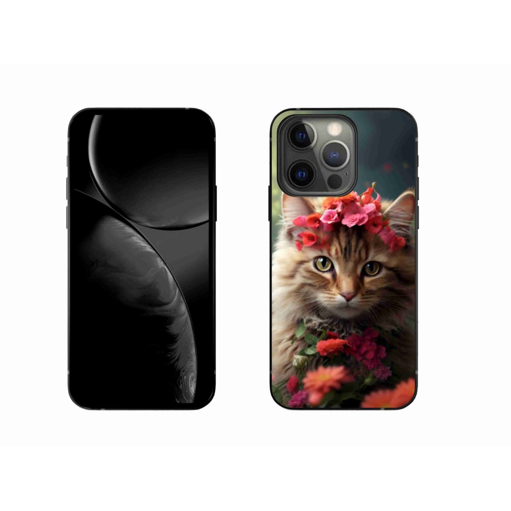 Gelový kryt mmCase na iPhone 13 Pro - kočíčí princezna