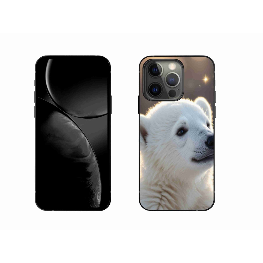 Gelový kryt mmCase na iPhone 13 Pro - lední medvěd