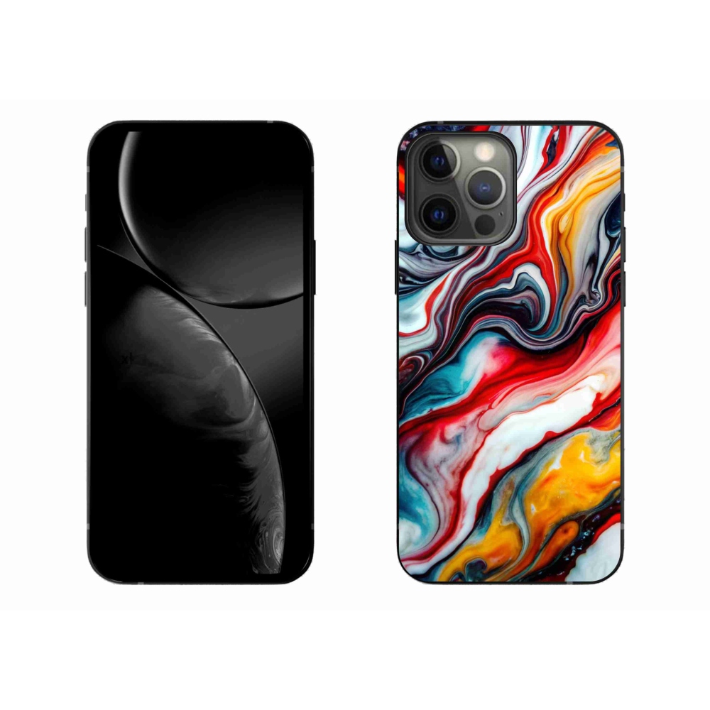 Gelový kryt mmCase na iPhone 13 Pro Max - abstraktní motiv 35